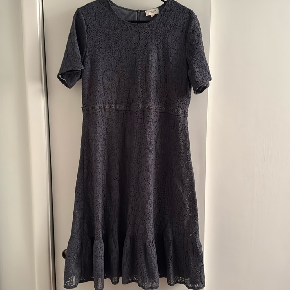 Lacy Dress with Cutest Trim! L